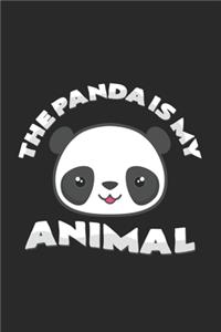 The panda is my animal