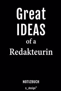 Notizbuch für Redakteure / Redakteur / Redakteurin