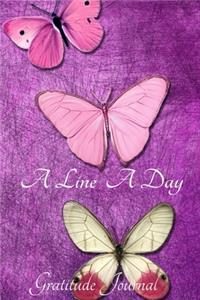 A Line A Day Gratitude Journal