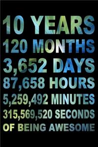 10 Years Of Being Awesome