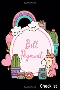 Bill Payment Checklist