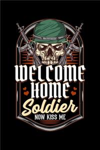 Welcome Home Soldier Now Kiss Me