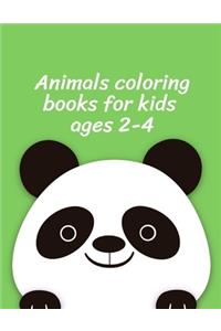 Animals Coloring Books for Kids ages 2-4
