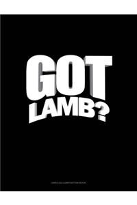 Got Lamb?