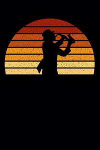 Saxophonist Notizbuch