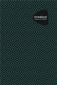 Eminence Lifestyle Journal, Creative, Write-in Notebook, Dotted Lines, Wide Ruled, Medium Size 6 x 9 Inch (Olive Green)