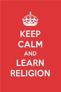 Keep Calm and Learn Religion