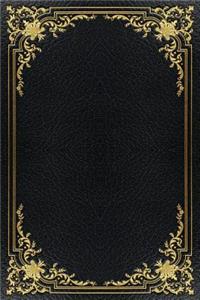 Classic Black Blank Book