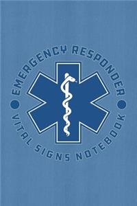 Emergency Responder Vital Signs Notebook