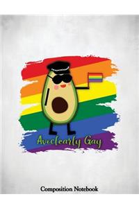 Avoclearly Gay Composition Notebook