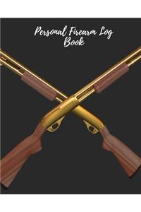 Personal Firearm Log Book