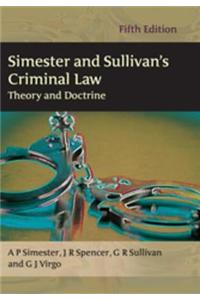 Simester and Sullivan's Criminal Law