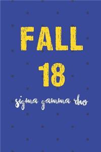 Fall 18 SIGMA Gamma Rho
