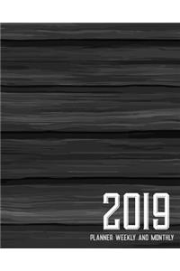 2019 Planner Weekly and Monthly