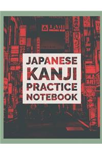 Japanese Kanji Practice Notebook: Kanji Paper to Practice Writing Japanese Letters Kanji, Genkouyoushi or Genkoyoshi, Hiragana, Katakana (Volume 9)