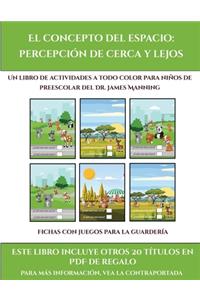 Fichas con juegos para la guardería (El concepto del espacio