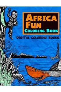 Africa Fun Coloring Book