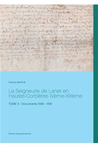 Seigneurie de Lanet en Hautes-Corbières (Vème-XIXème siècles)