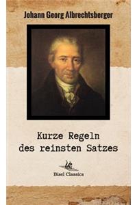 Kurze Regeln des reinsten Satzes