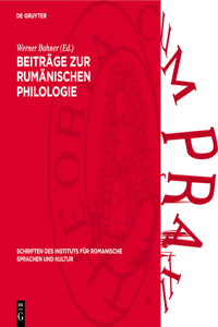 Beiträge Zur Rumänischen Philologie