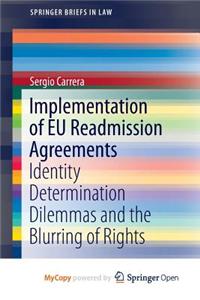 Implementation of EU Readmission Agreements
