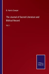 The Journal of Sacred Literature and Biblical Record