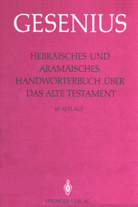 Hebräisches Und Aramäisches Handwörterbuch Über Das Alte Testament
