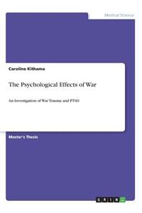 Psychological Effects of War