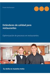 Estándares de calidad para restaurantes
