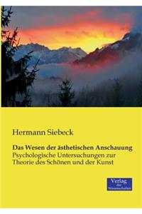 Wesen der ästhetischen Anschauung