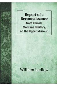 Report of a Reconnaissance from Carroll, Montana Teritory, on the Upper Missouri