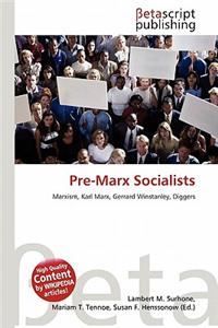 Pre-Marx Socialists