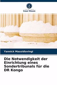 Notwendigkeit der Einrichtung eines Sondertribunals für die DR Kongo
