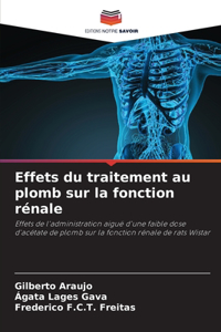 Effets du traitement au plomb sur la fonction rénale
