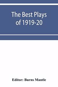 Best Plays of 1919-20