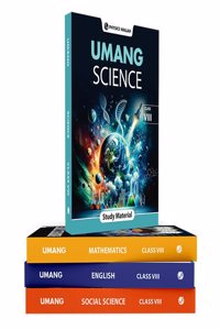 PW UMANG for Class 8th Mathematics, Science, MAT, Social Studies and English (Latest Edition) Combo Set of 5 Books