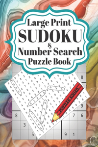Large Print Sudoku and Number Search Puzzle Book