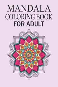 Mandala Coloring Book For Adult