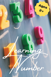Learn numbers: My Numbers, Shapes Toddler Coloring Book with The Learning