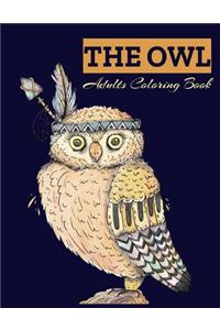 THE OWL Adults Coloring Book
