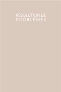 Résolution de problèmes