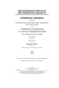 The discharge effects of the Washington Aqueduct