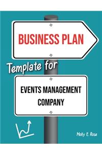 Business Plan Template For Events Management Company