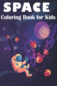 Space Coloring Book for Kids