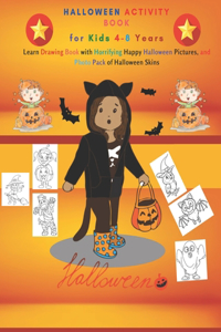 Halloween Activity Book for Kids 4-8 Years