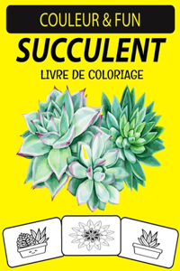 Succulent Livre de Coloriage