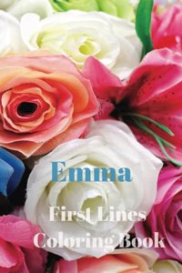 Emma First Lines Coloring Book