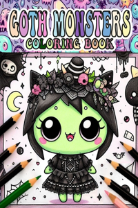 Goth Monsters Coloring Book