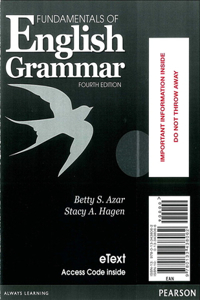 Fundamentals of English Grammar Etext with Audio Without Answer Key (Access Card)