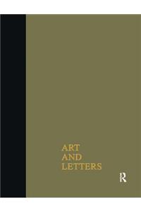 Art & Letters July-Winter 1918